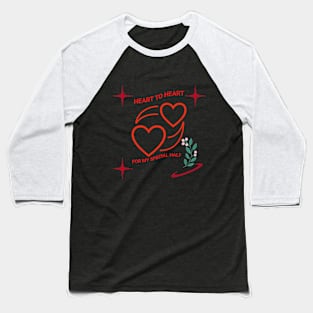 Heart to Heart Baseball T-Shirt